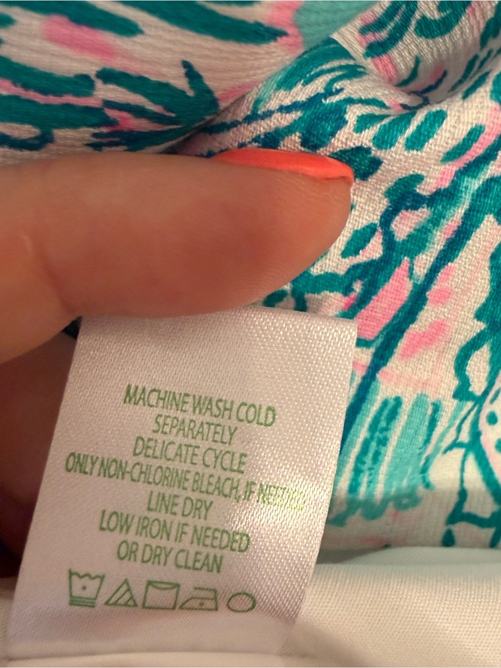 LILLY PULITZER Pink & Green Tropical Shift Dress | Sleeveless Resort Print - Picture 9 of 10